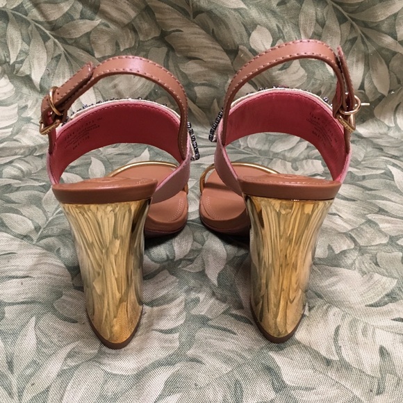 NWOT Tory Burch Delaney Embellished Heels - Picture 3 of 8